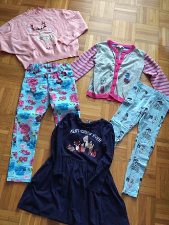 Balíček oblečka pre dievčatko cca 6 rokov, 104–116