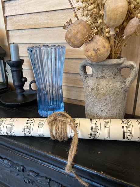 Starý notový papier 5 ks, 