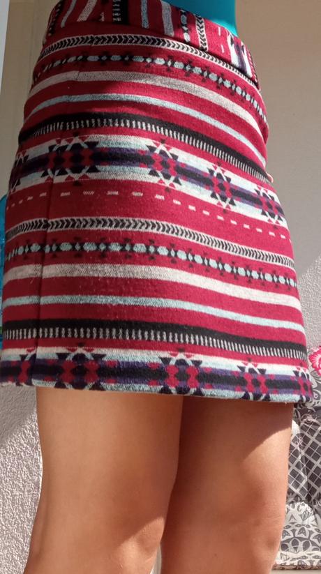 Fbsisters zimná jesenná minisukna, fishbone,s
