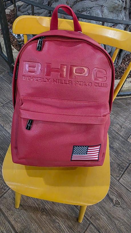 Rubsak cerveny kozeny, 