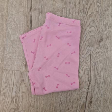 Legíny 3/4 hm bavlnené bledo ružové, h&m,122