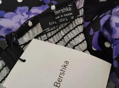 Bershka krásne nové kvetované šaty, bershka,40 / l