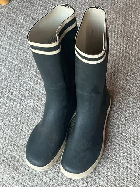 Tmavomodre gumaky aigle, aigle,34