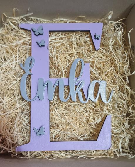 Písmenko s menom dieťatka, 