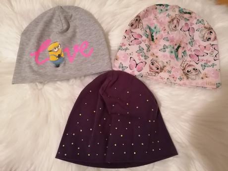 Bavlnené čiapky hm 3ks (4-8.rok.), h&m,110