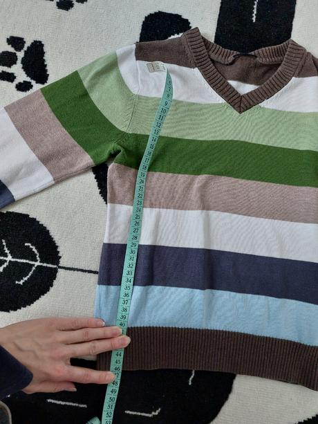 Pasikavy tenky sveter, h&m,134