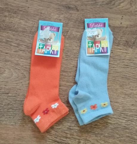 2x ponozky 20-23, 21