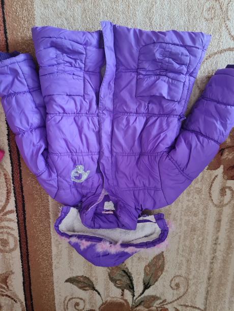Zimná bunda fialová, 152