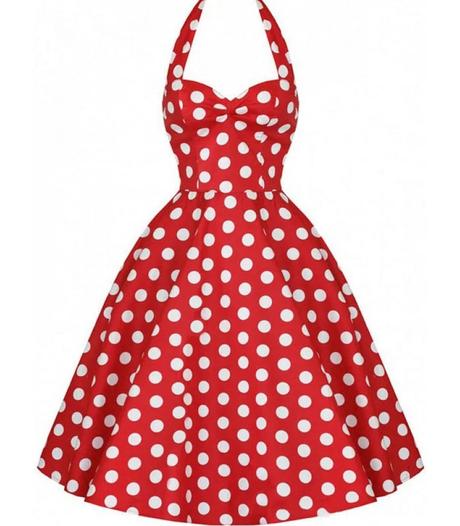 Saty retro polka dot, l / m / xl