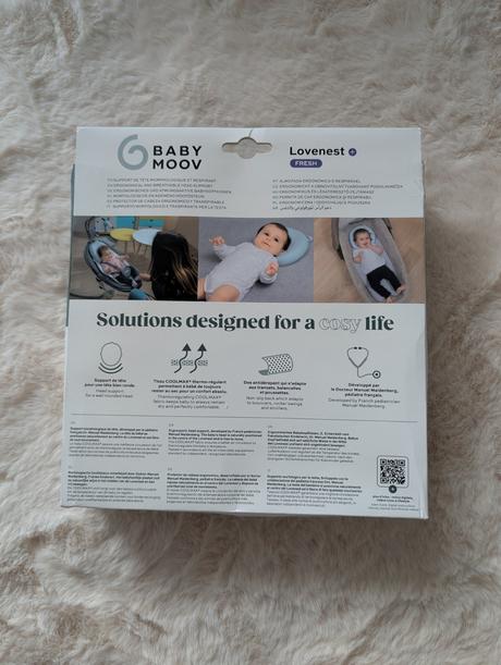 Redukčný vankúš proti zaležanej hlavičke bábätka, 