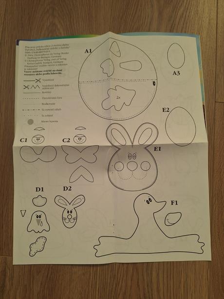 Knižka veľkonočné ozdoby a darčeky, 