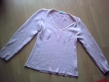 Ruzovy sveter xl, xl