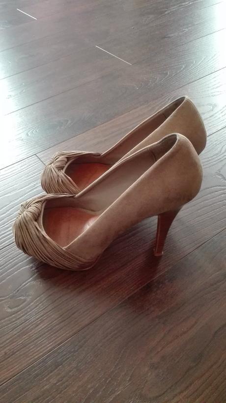 Dámske béžové lodičky bez špice zara, zara,39