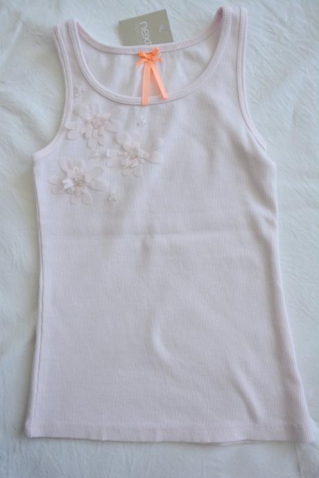 Tielkové tričko s kvetinovými aplikáciami, next,116
