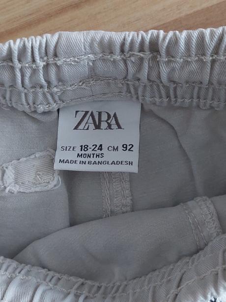 Nohavice zara kotníkové, veľkosť 92, zara,92