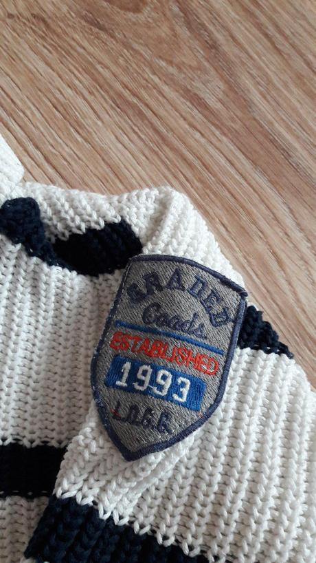 Pruhovany svetrik, h&m,86