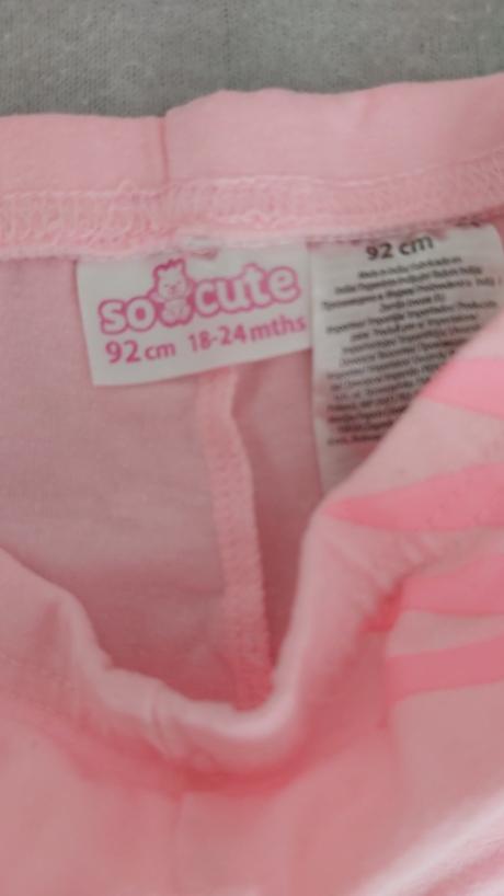 Legíny ružové 92, pepco,92