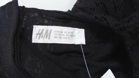 Nové čipkové šaty 140/146, h&m,146