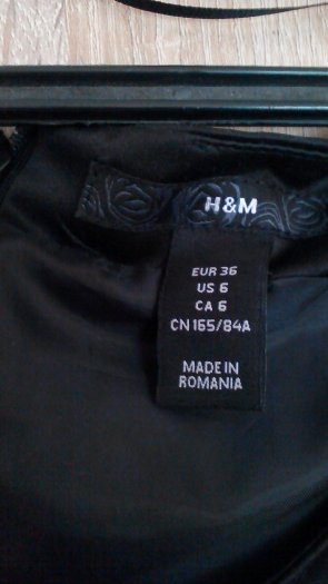 Biznis cierne saty na opasku h&m 36, h&m,s