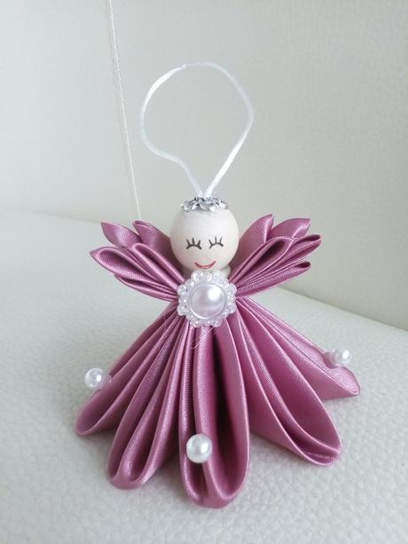 Vianočná dekorácia - anjeličkovia rôzne farby, 