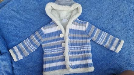 Zateplený svetrík 12-18m, 86
