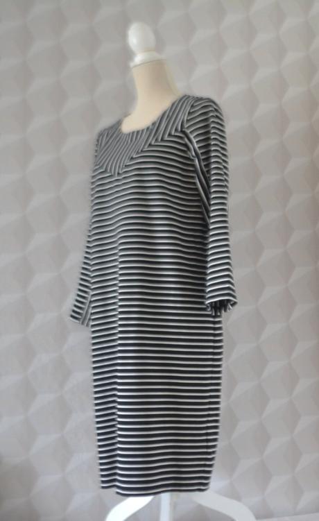 Sandwich, čierno-biele šaty veľ. l/xl, l