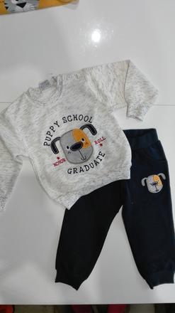 Bavlnená súprava - psík, zn. e&h, 86