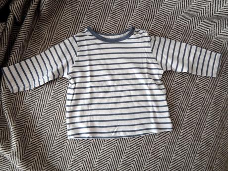 68- bavlnené tričká dlhý rukáv- 3 kusy spolu 5 eur, marks & spencer,68