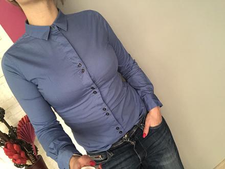 Risskio bodková košeľa, s