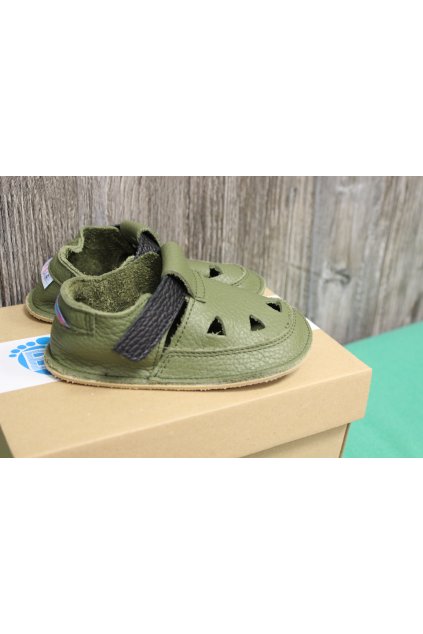 Detské kožené chlapčenské sandálky, baby bare shoes,23 / 25 / 26