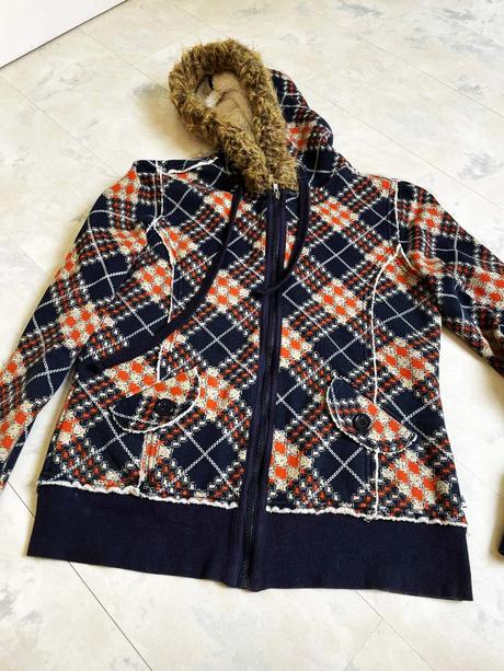 Teplá huňatá bunda m/l, m