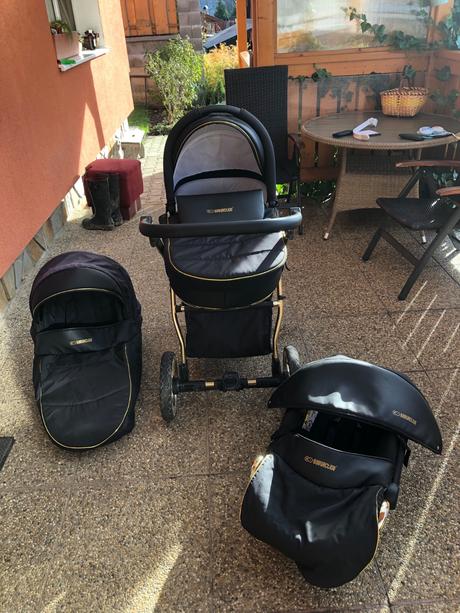 Baby active mommy glossy black 2020 trojkombinacia, babyactive,babyactive mommy