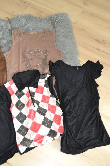 Balík dámskych tričiek 5ks/7e, veľkosť s, s