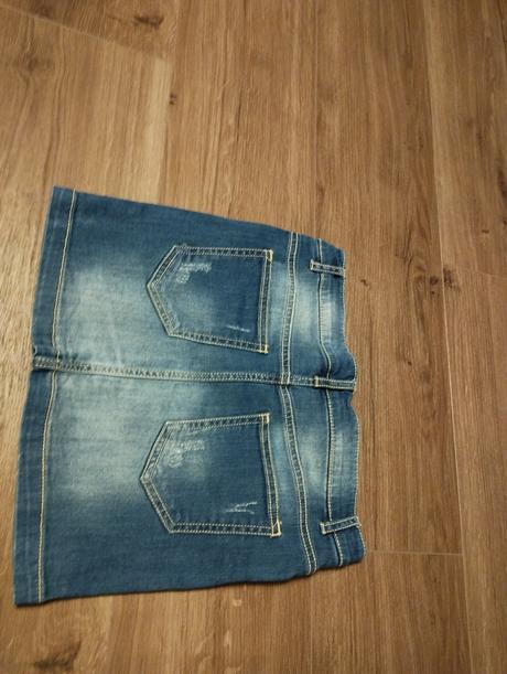 Riflová sukňa, crashone,158