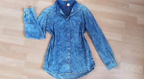 Dámska riflová košeľa h&m, h&m,36