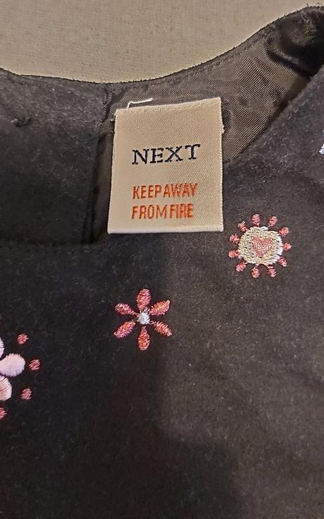 Šaty s výšivkou next 68, next,68