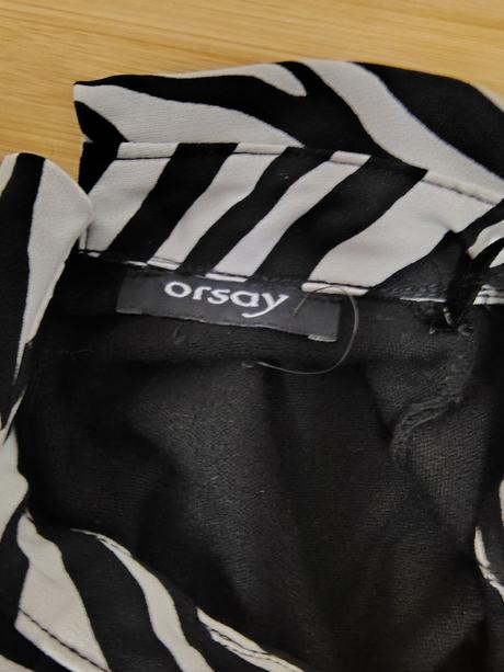 Dámsky čierno biely pulóvrikový top, orsay, m/l, orsay,l