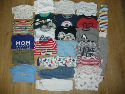 Mega balík oblečenia 74-86, 68–80