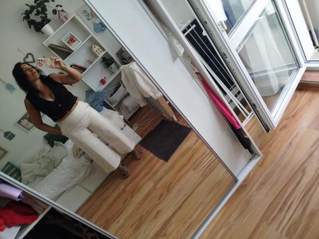 Elegantné nohavice 7/8, h&m,44