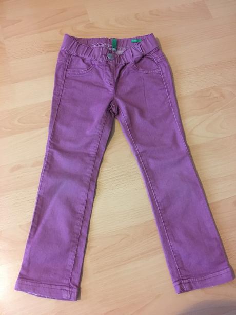 Fialove jeginsy benetton, benetton,104