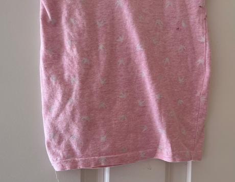 Bledoružové bavlnené šaty, pískacie, 86, 86