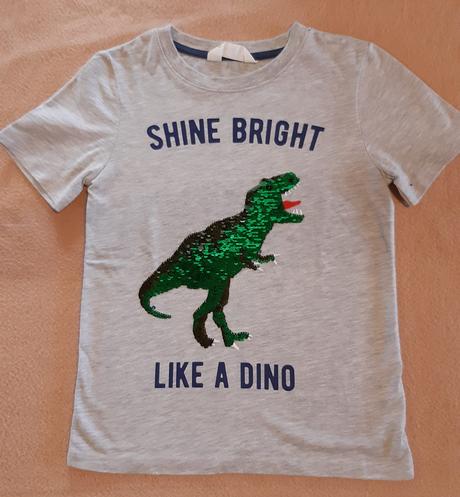 Tričko s premieňacím obrázkom 122/128, h&m,122