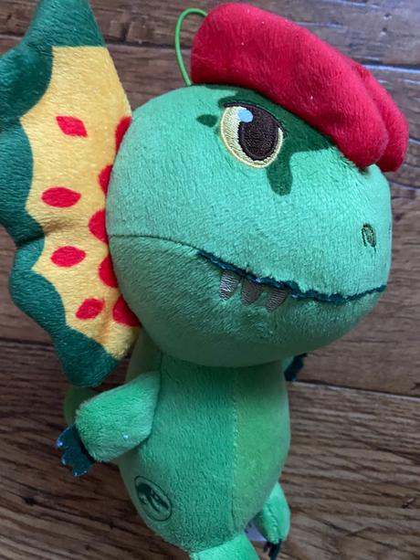 Jurský svet dilophosaurus krásna plyšová hračka, 