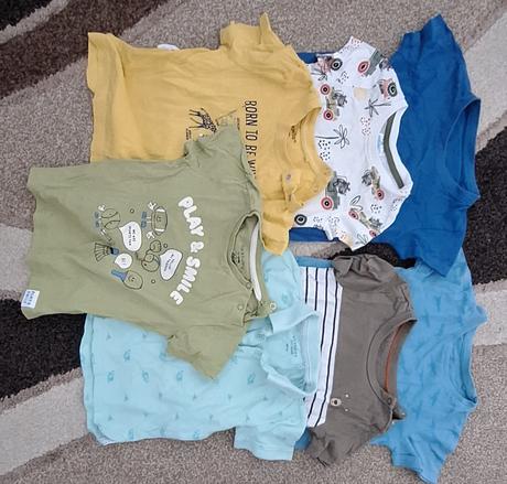 86 92 tricka s kratkym rukavom + tielka, 92