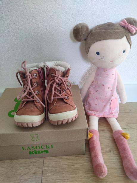 Dievčenské kožené zimné topánky lasocki, v. 21, lasocki,21