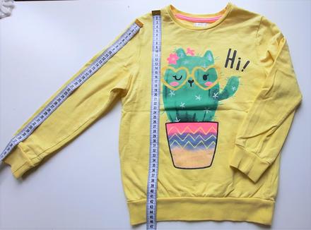 Žltá mikina, pepco,122