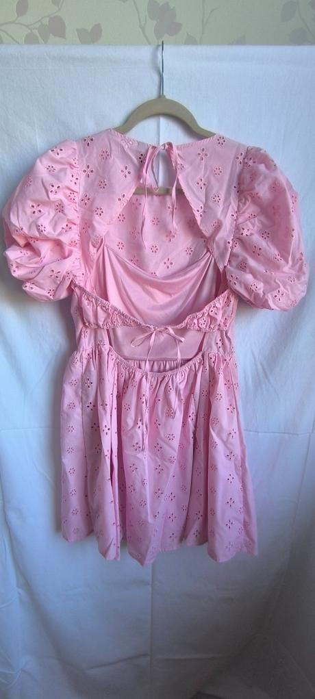 Ružové madeirové šaty, h&m,m