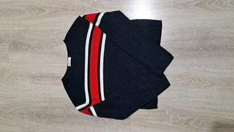 Modrý pulóver, h&m,170