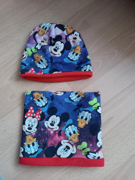 Čiapka a nákrčník minnie, 62