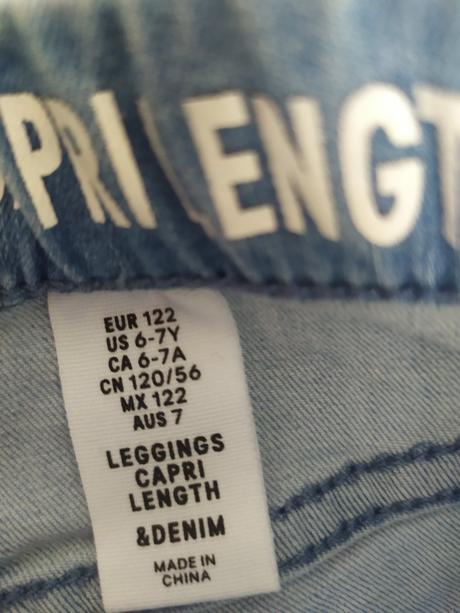 Trojštvrťové rifle, h&m,122